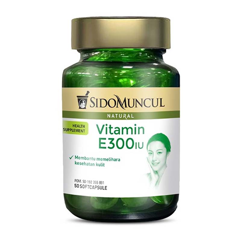 Sidomuncul Vitamin E 300IU 50 Soft Capsules (ED: Okt 25) | Gogobli