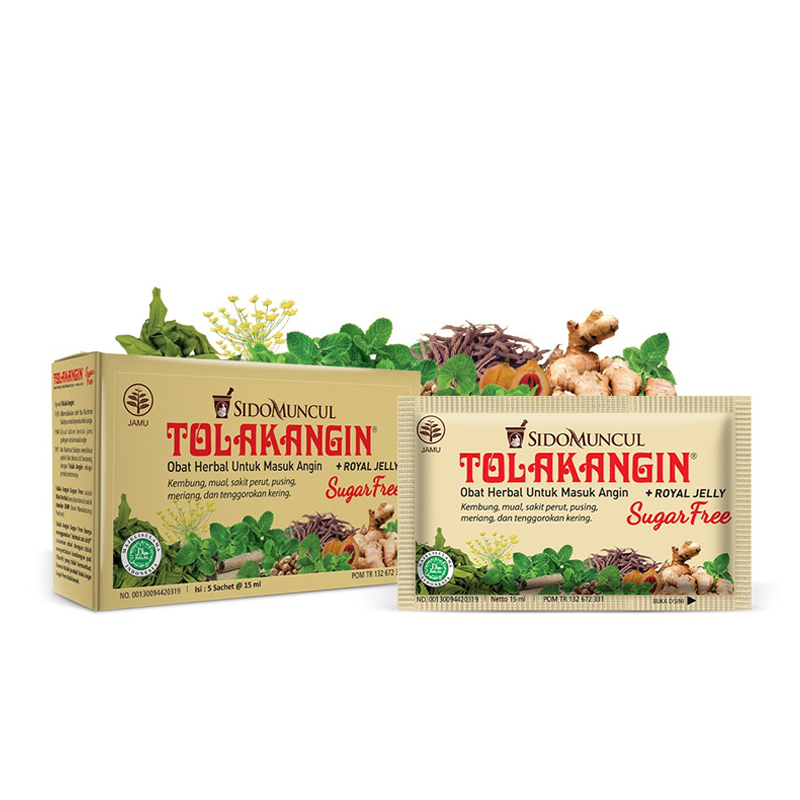 Sidomuncul Tolak Angin Cair Sugar Free (5s @ 15ml) | Gogobli