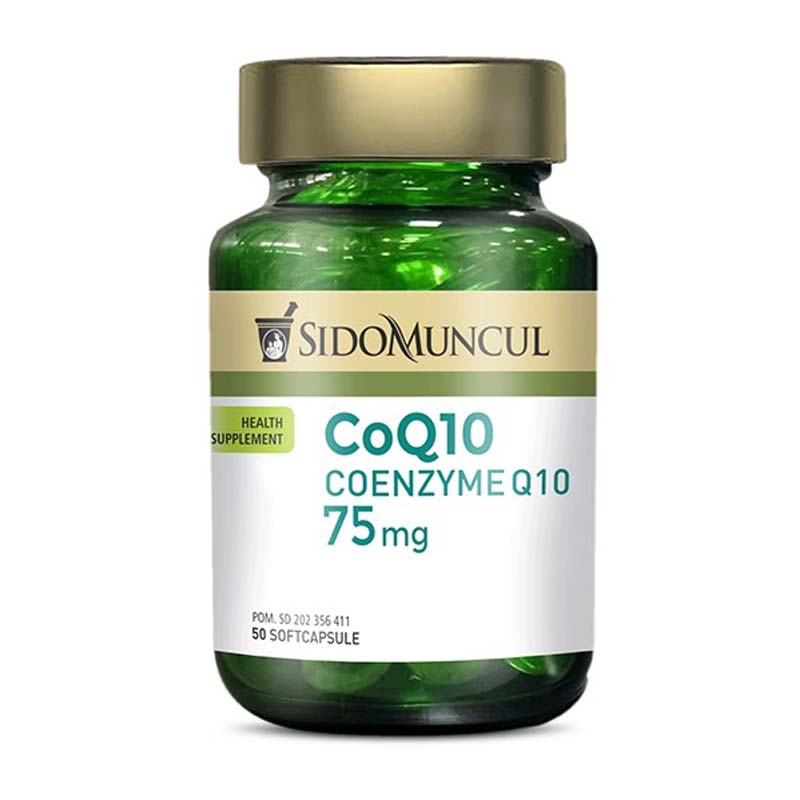 Sidomuncul CoQ10 75mg 50 Soft Capsules | Gogobli