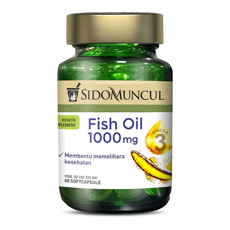 Sidomuncul Fish Oil 5000mg 50 Soft Capsules (ED: Sept 24) | Gogobli
