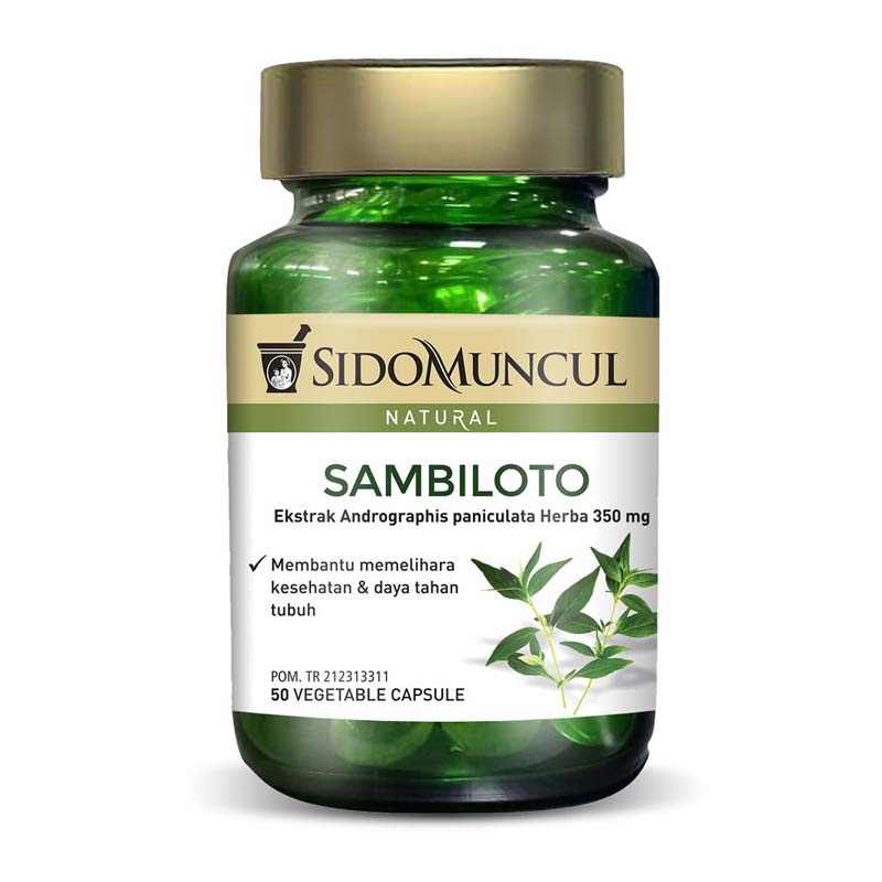 Sidomuncul Sambiloto 50 Vegetable Capsules | Gogobli