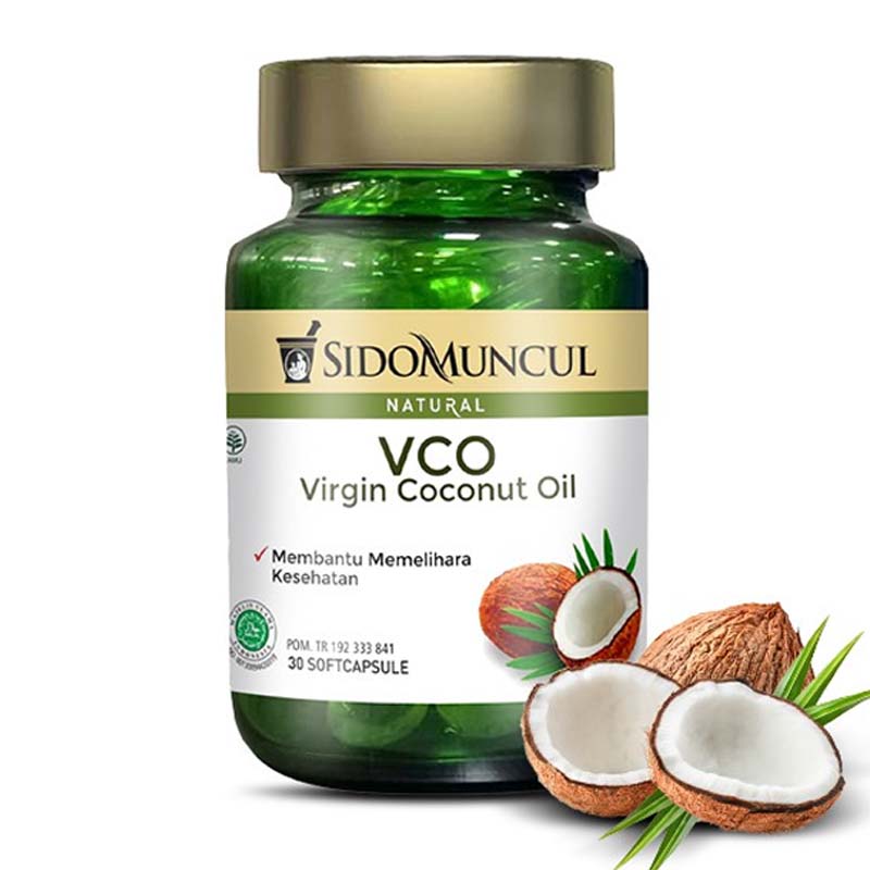 Sidomuncul VCO Virgin Coconut Oil 30 Soft Capsules | Gogobli