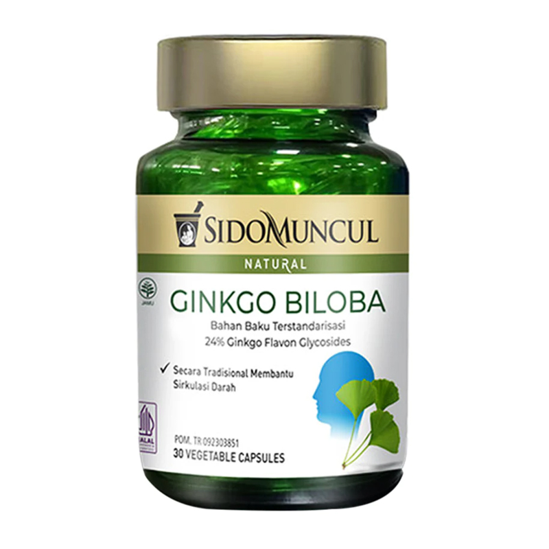 Sidomuncul Ginkgo Biloba 30 Kapsul | Gogobli
