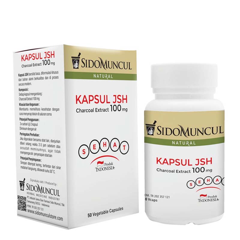Sidomuncul Kapsul JSH 50 Vegetable Capsules | Gogobli