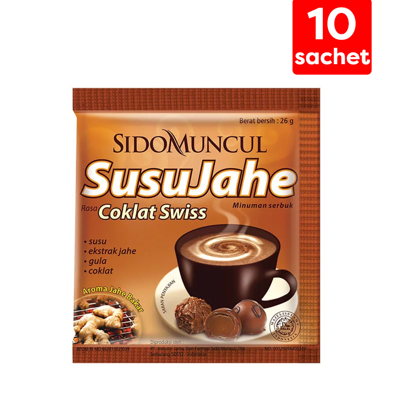 Sidomuncul Susu Jahe Coklat Swiss Renceng (10s @27gr) | Gogobli