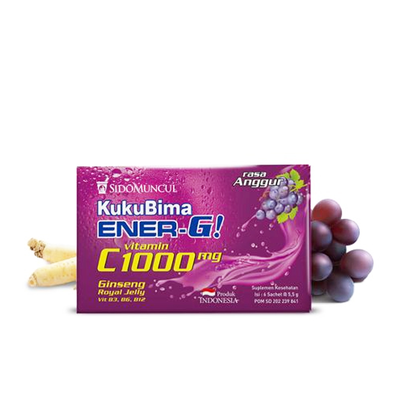 Kuku Bima Ener-G Vitamin C Rasa Anggur 6s | Gogobli