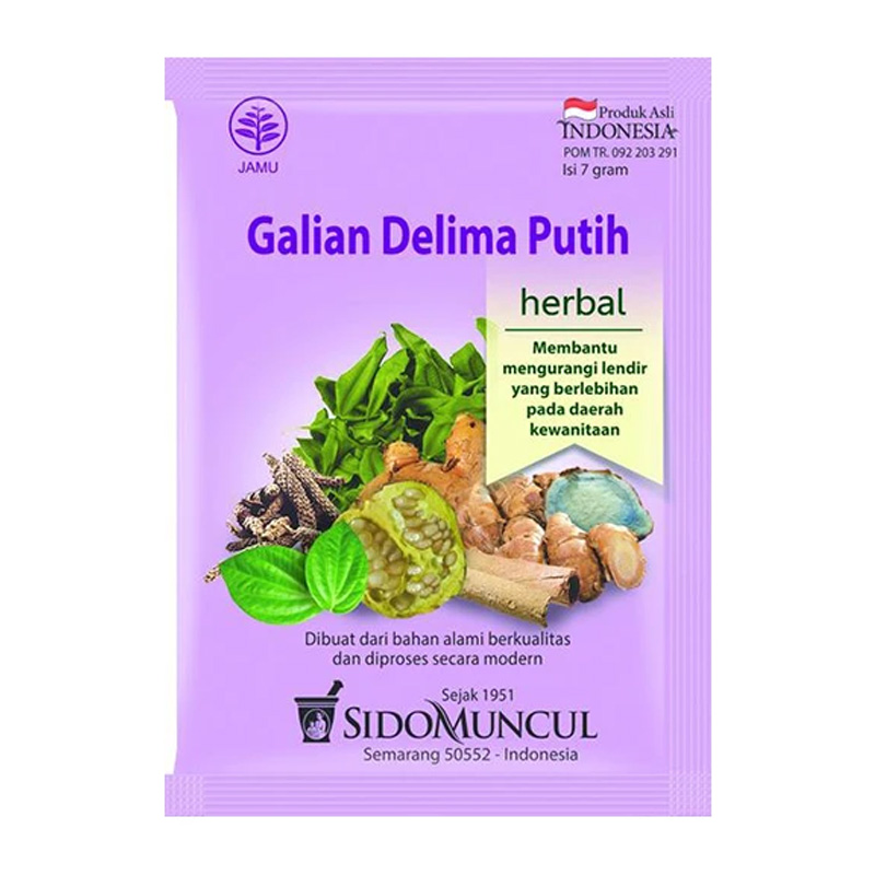 Sidomuncul Jamu Galian Delima Putih (50s @7gr) | Gogobli