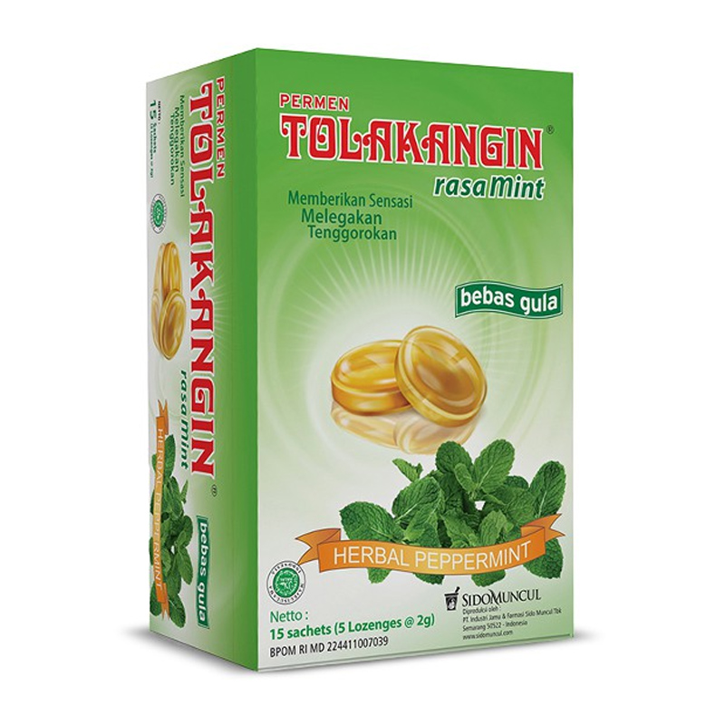 Sidomuncul Tolak Angin Permen Bebas Gula (15s @ 10gr) | Gogobli