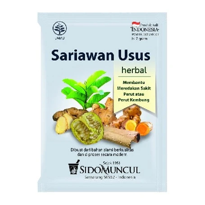 Sidomuncul Jamu Serbuk Sariawan Usus (50s @7gr) | Gogobli