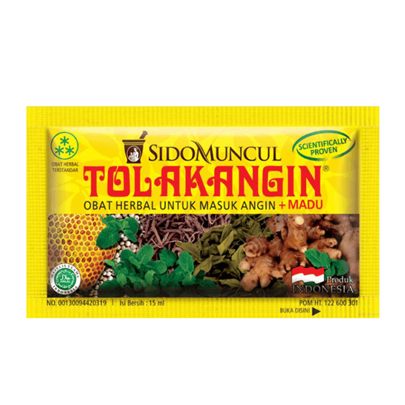 Sidomuncul Tolak Angin Cair Sachet 15ml (ED: Sep 25) | Gogobli