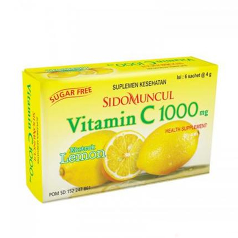 Sidomuncul Vitamin C1000 Lemon (6s @4gr) | Gogobli