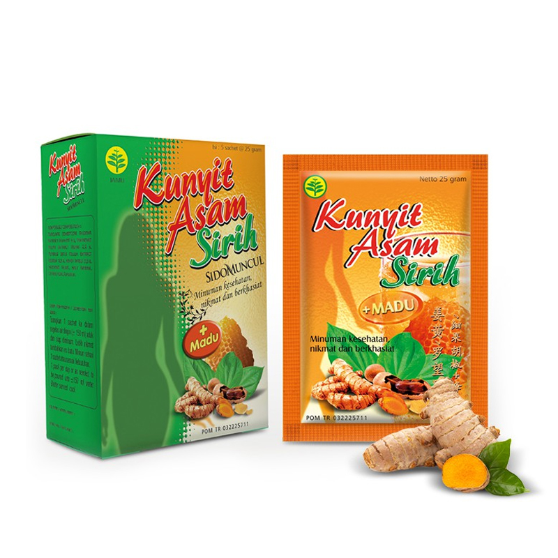 Sidomuncul Kunyit Asam Sirih (5s @25gr) (ED: Mei 26) | Gogobli