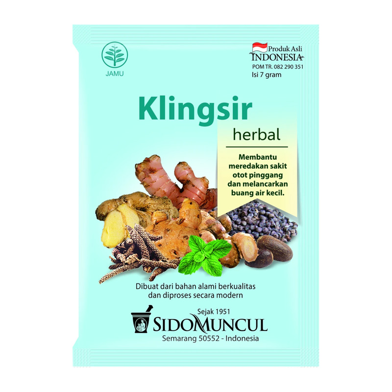 Sidomuncul Jamu Serbuk Klingsir (50s @7gr) | Gogobli