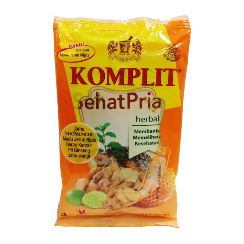 Sidomuncul Jamu Sehat Pria Komplit Jeruk Nipis 20s | Gogobli