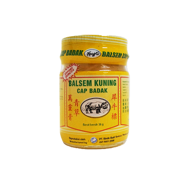 Sinde Balsem Kuning Cap Badak 20gr | Gogobli