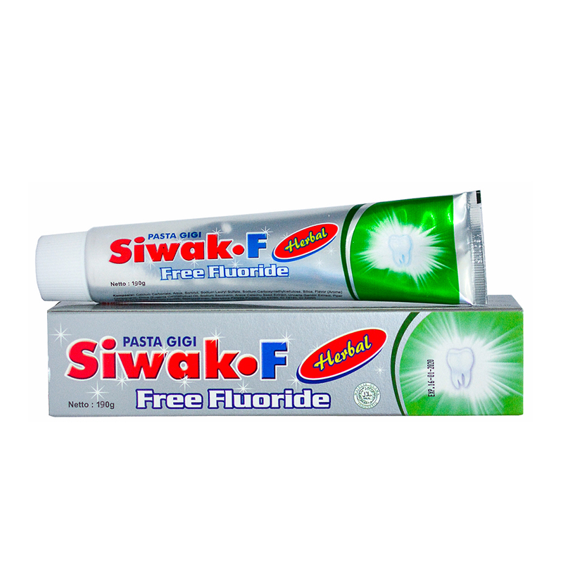 Siwak-F Pasta Gigi Herbal (Fluoride Free) 190gr | Gogobli