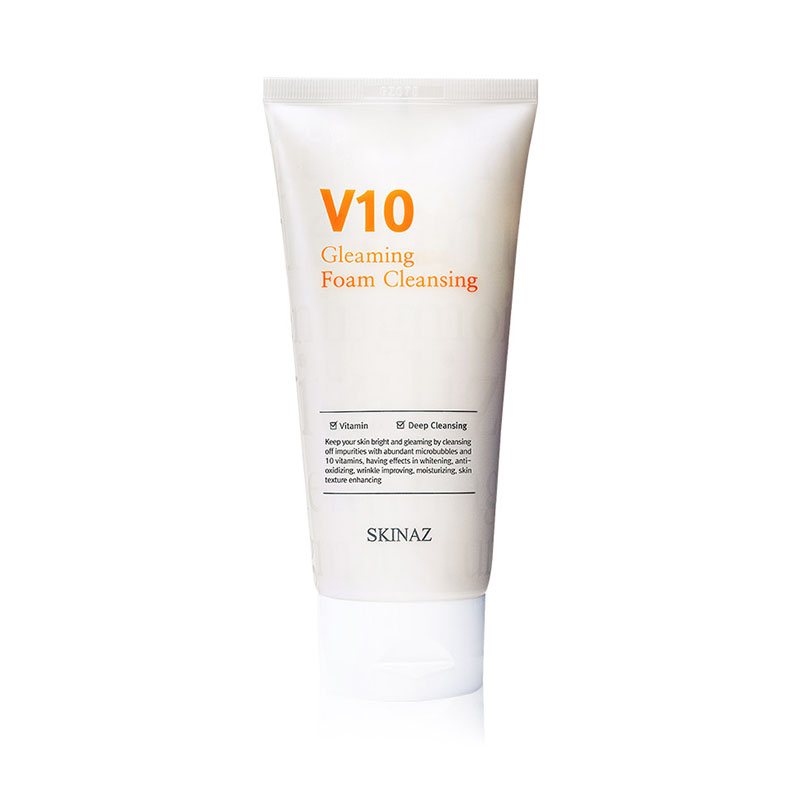 Skinaz V10 Gleaming Foam Cleansing 120ml | Gogobli