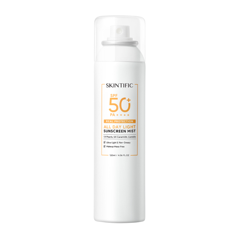 Skintific All Day Light Sunscreen Mist SPF 50 PA++++ 120ml | Gogobli