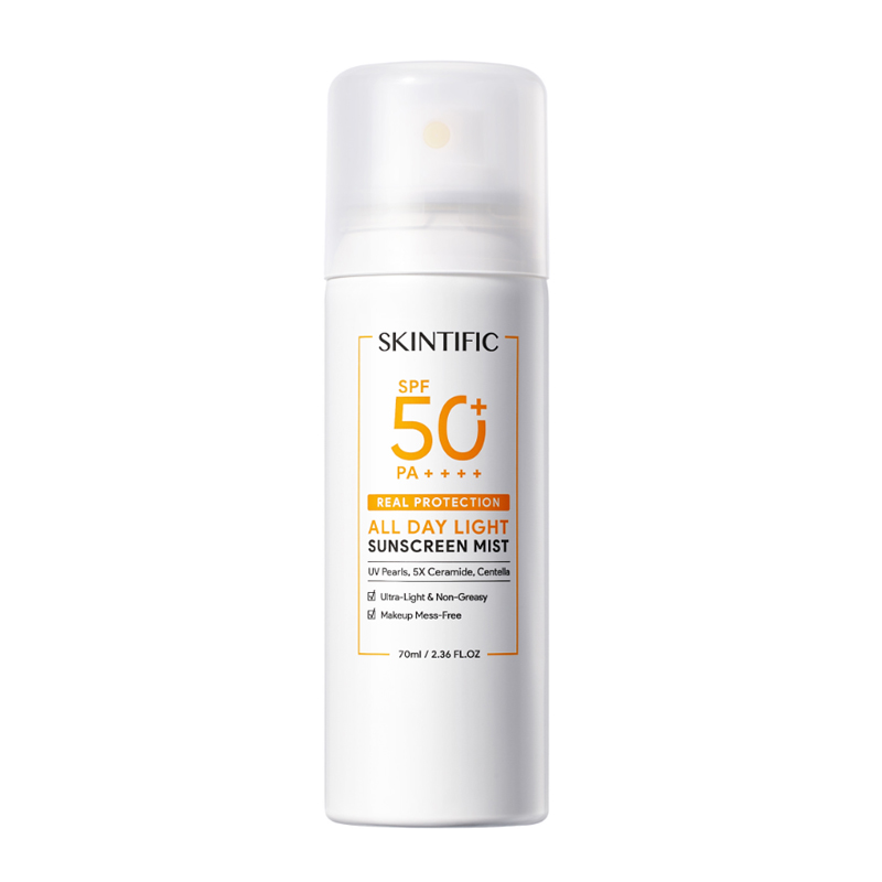 Skintific All Day Light Sunscreen Mist SPF 50 PA++++ 70ml | Gogobli