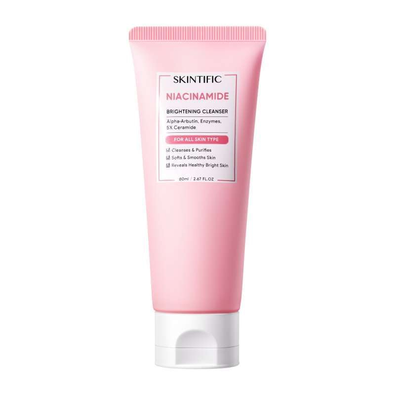 Skintific Niacinamide Brightening Cleanser 80ml | Gogobli