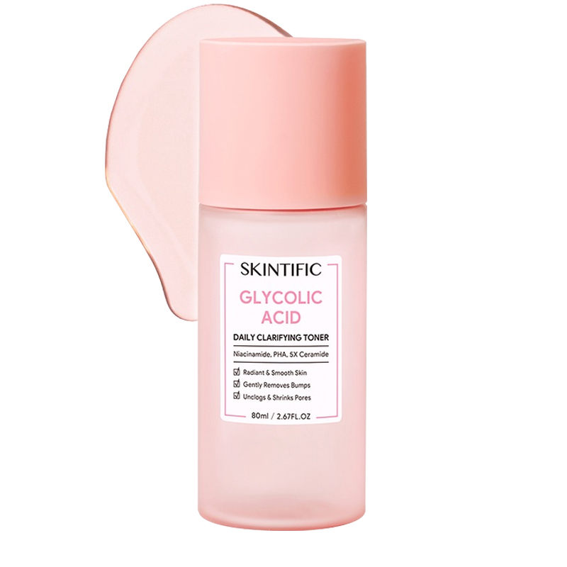 Skintific Glycolic Acid Daily Clarifying Toner 80ml | Gogobli