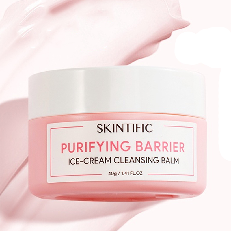 Skintific Purifying Barrier Ice Cream Cleansing Balm 40gr | Gogobli