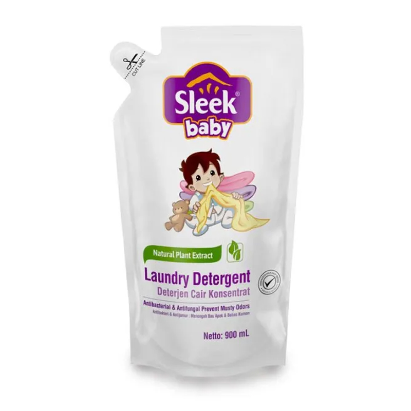 Sleek Baby Laundry Detergent 900ml Pouch | Gogobli