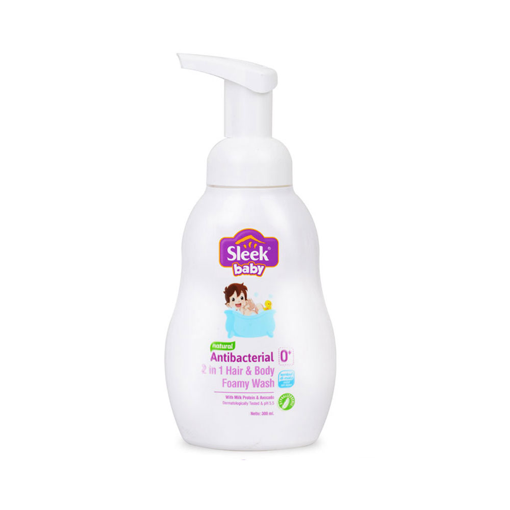 Sleek Baby 2in1 Hair And Body Foamy Wash 300ml | Gogobli