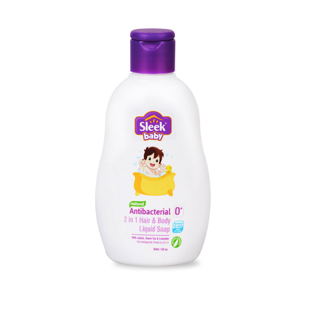 Sleek Baby 2in1 Hair And Body Liquid Soap 120ml | Gogobli