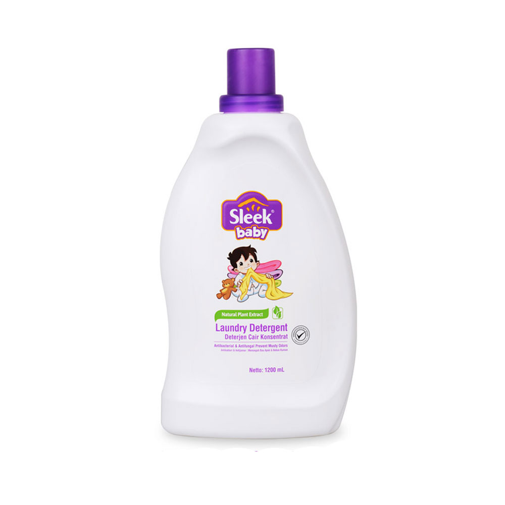 Sleek Baby Laundry Detergent 1200ml Botol | Gogobli
