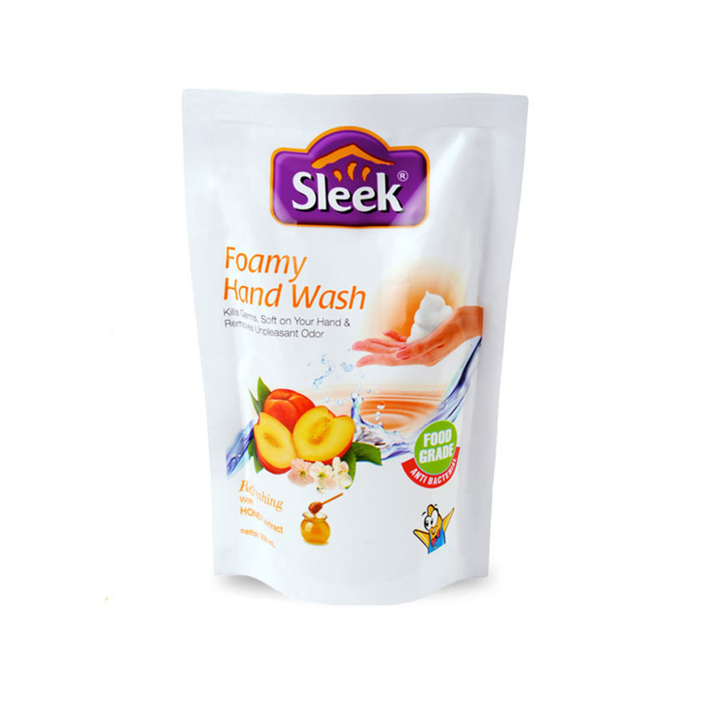 Sleek Baby Foamy Hand Wash Refreshing Food Grade Pouch 250ml  | Gogobli