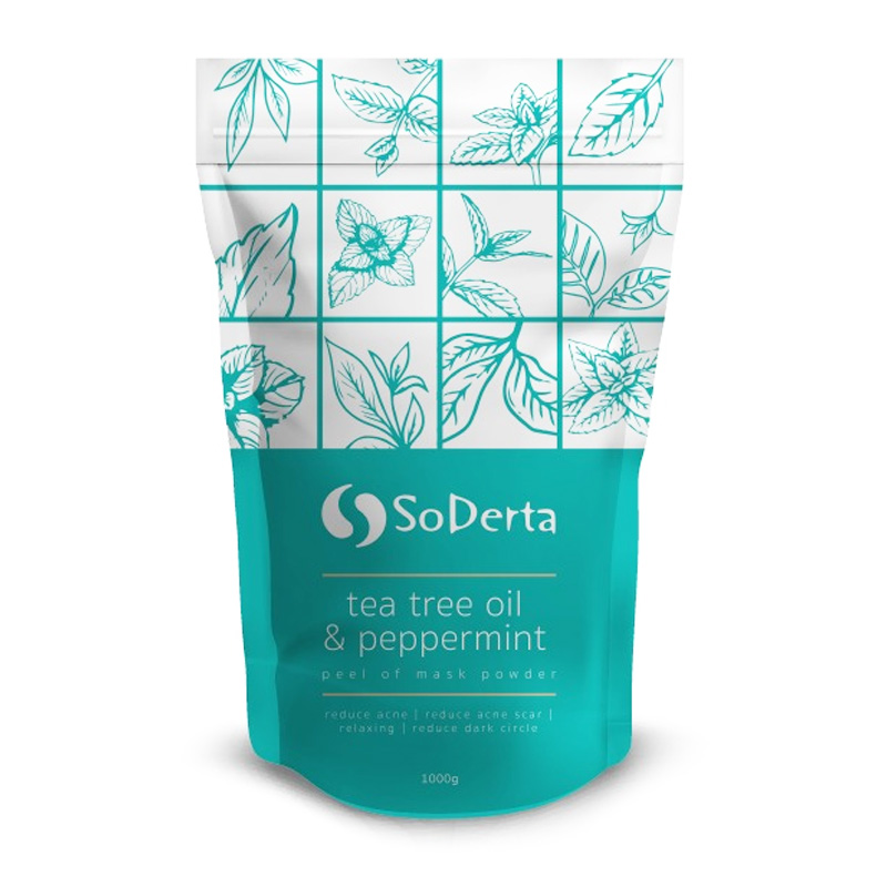 Soderta Tea Tree Oil And Peppermint Peel Off Mask 1kg | Gogobli