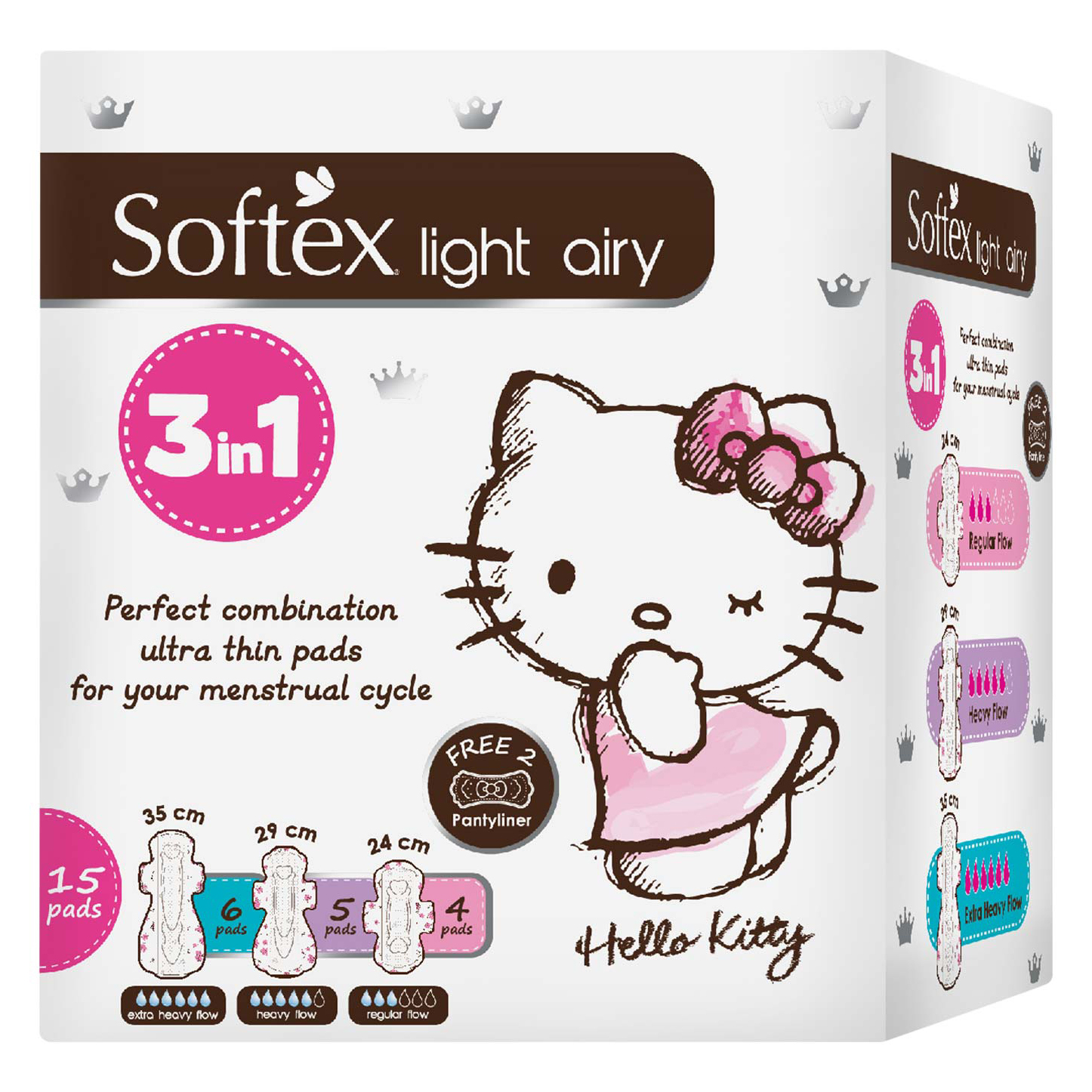 Softex Ligth Airy 3 In 1 15s | Gogobli