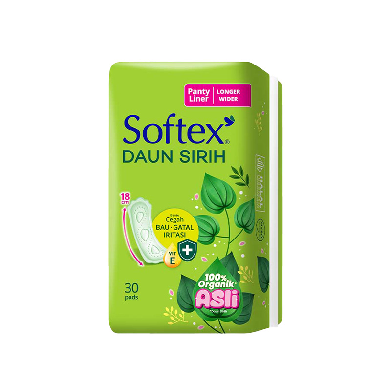 Softex Pantyliner Sirih Longer Wider 30s | Gogobli