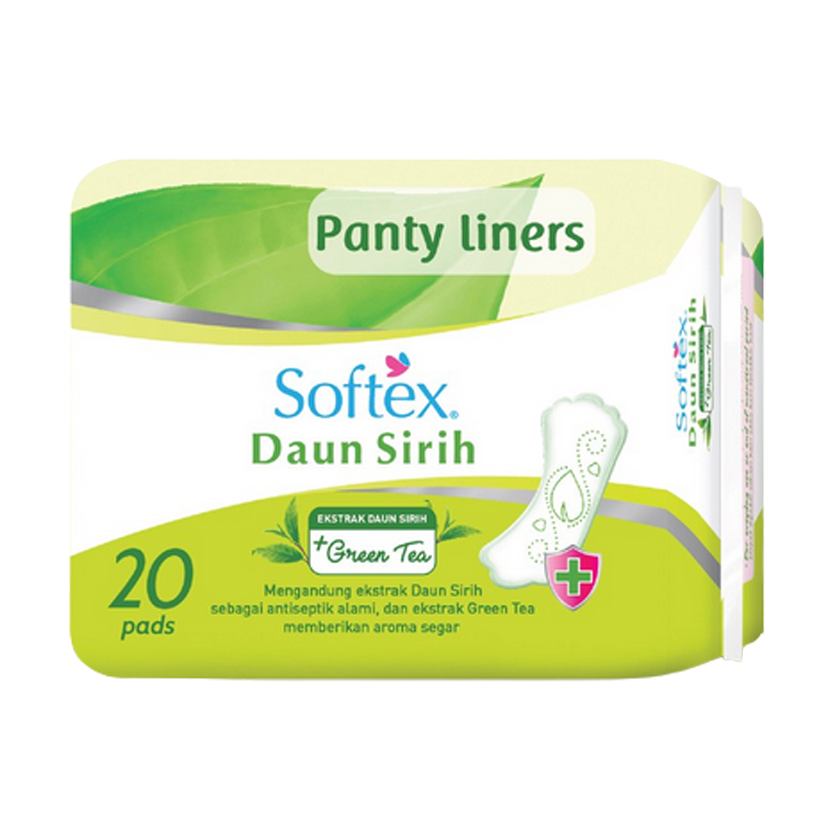 Softex Daun Sirih + Green Tea Pantyliner Reguler 20s | Gogobli