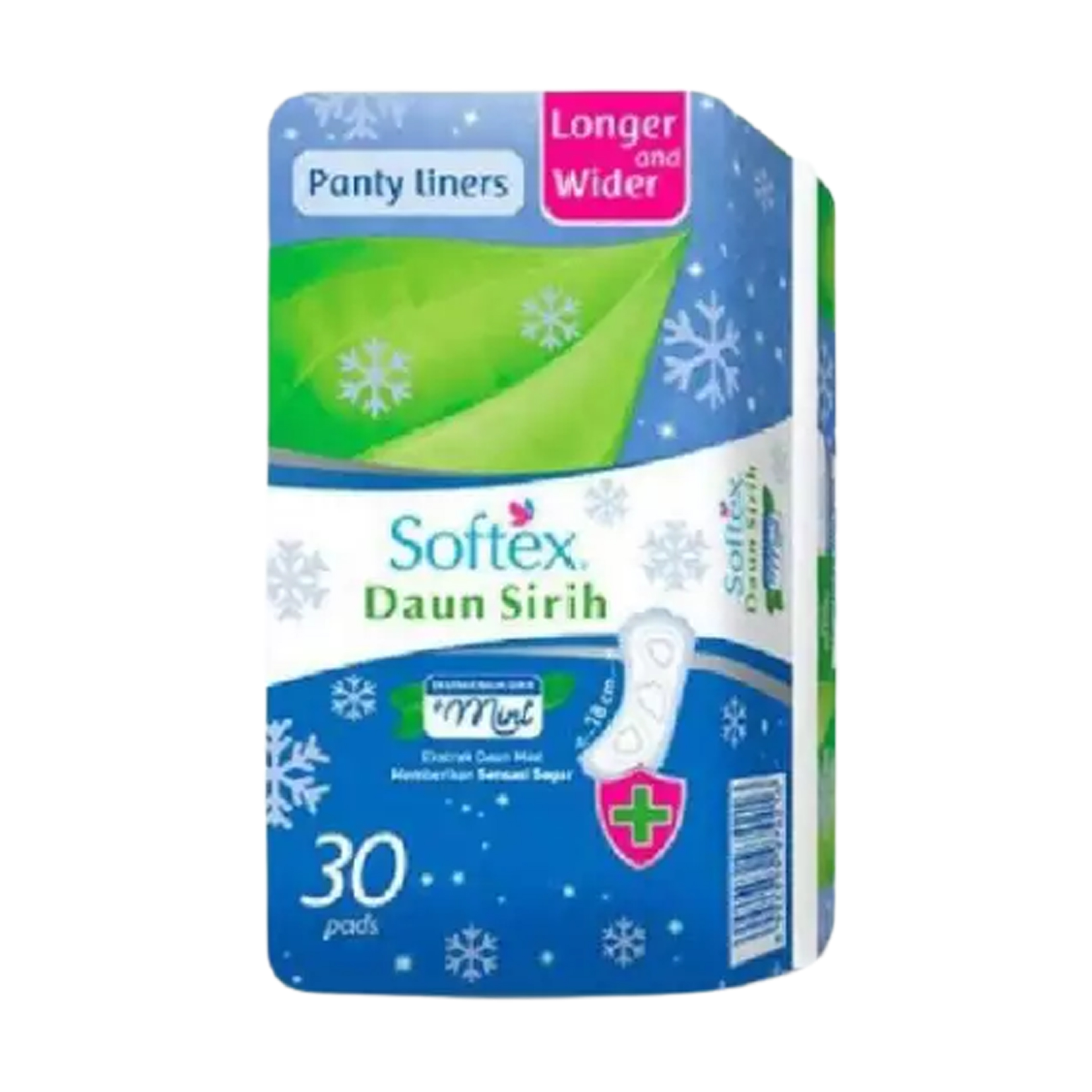 Softex Daun Sirih + Mint Pantyliner Longer And Wider 30s | Gogobli