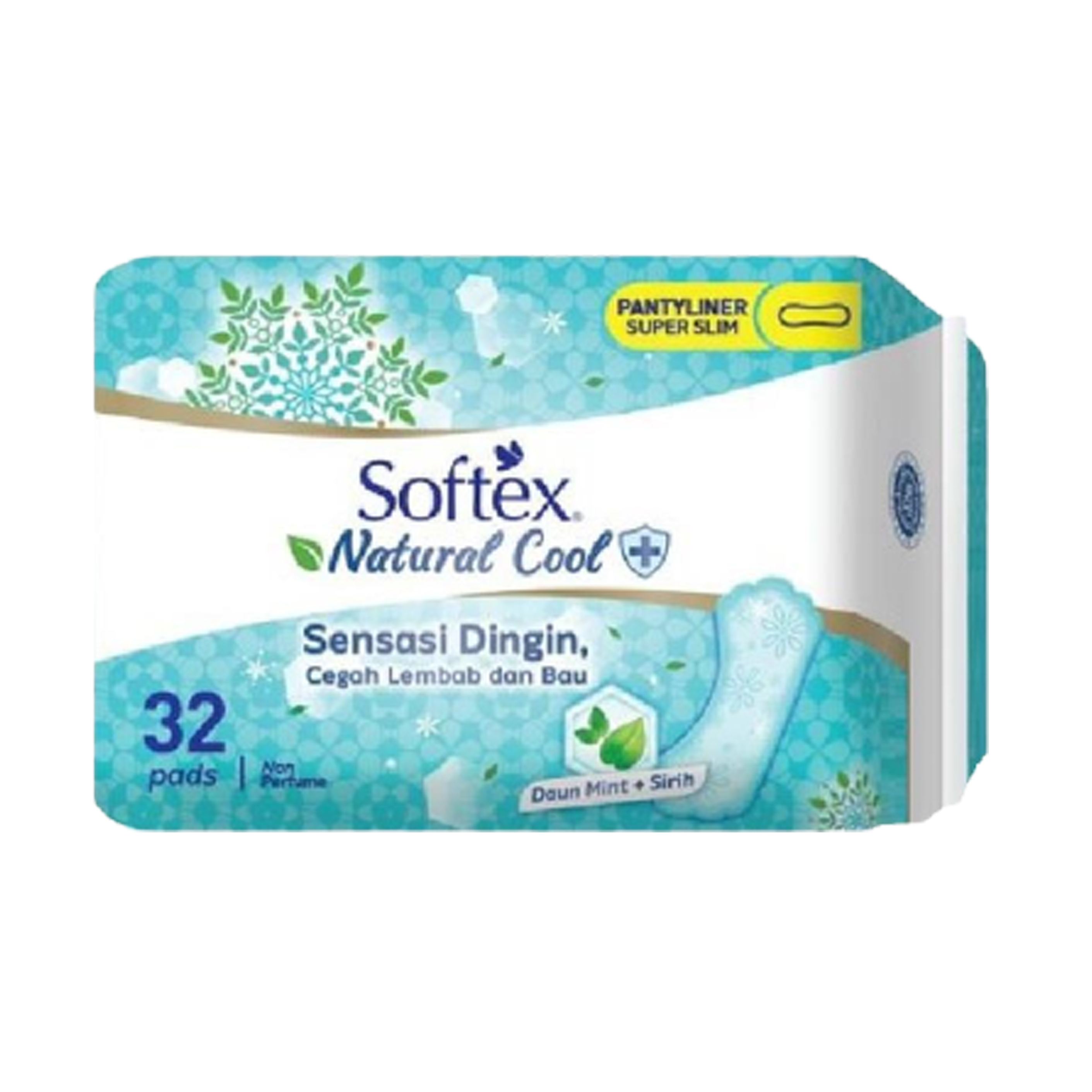 Softex Natural Cool Pantyliner Super Slim 15cm 32s | Gogobli