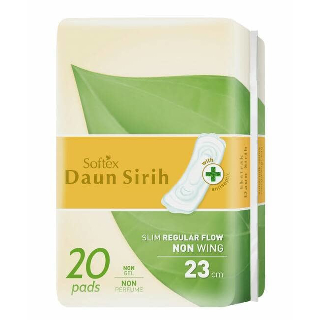 Softex Daun Sirih Reg Flow Non Wing 20s | Gogobli