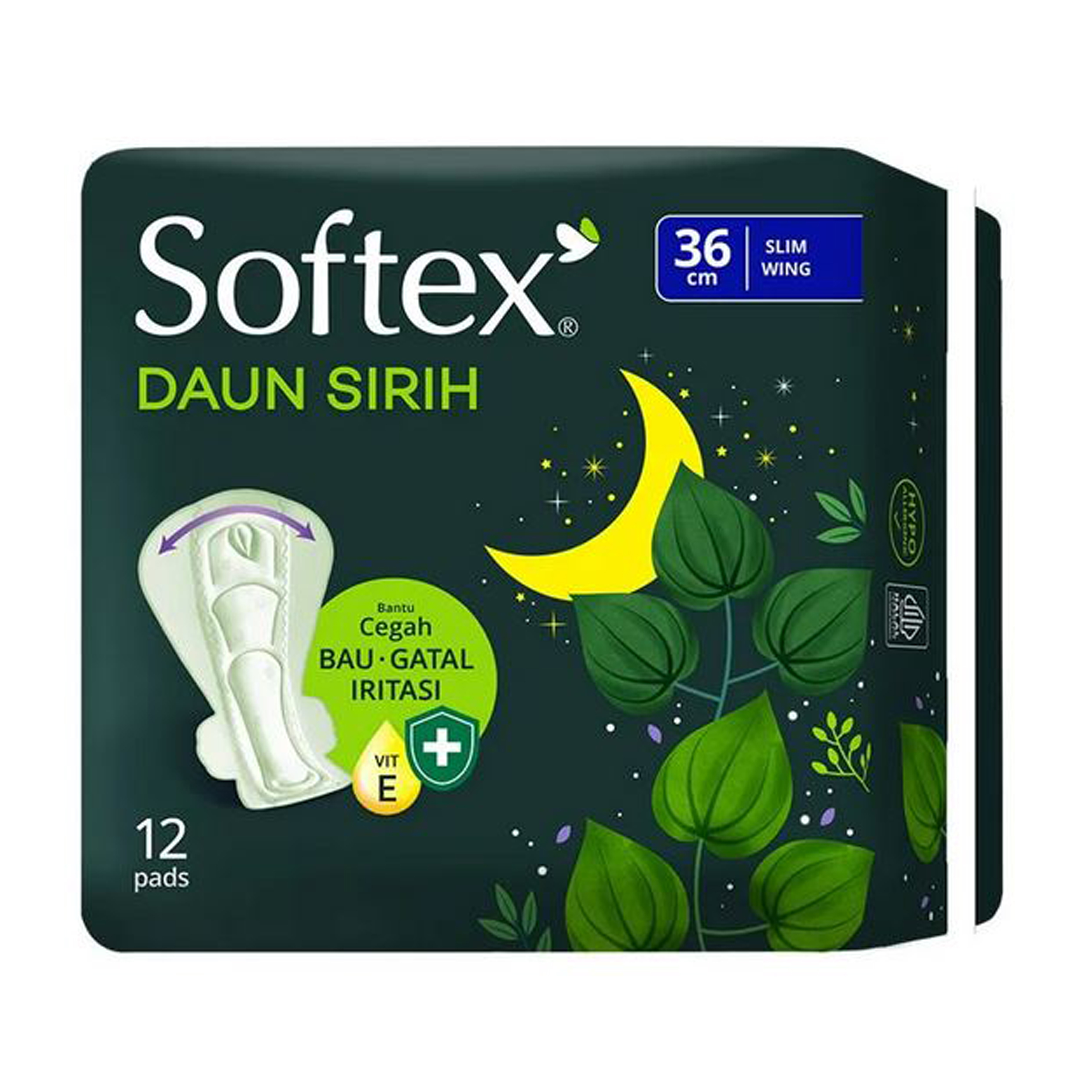 Softex Daun Sirih Slim Wing 36cm 12s | Gogobli