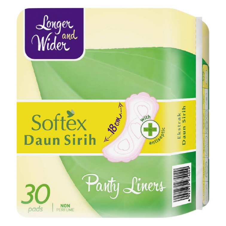 Softex Pantyliner Sirih Longer Wider 30s | Gogobli