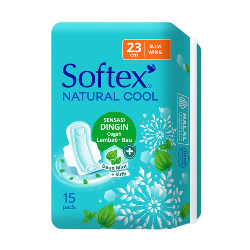Softex Natural Cool Super Slim Wing 23cm 15s | Gogobli