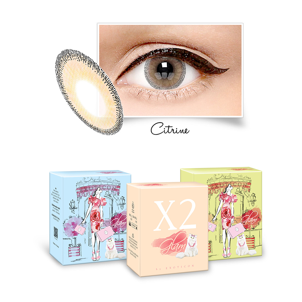 Softlens X2 Glam Citrine | Gogobli