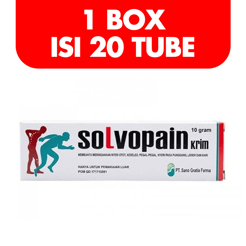 Solvopain 10gr (isi 20pcs) | Gogobli
