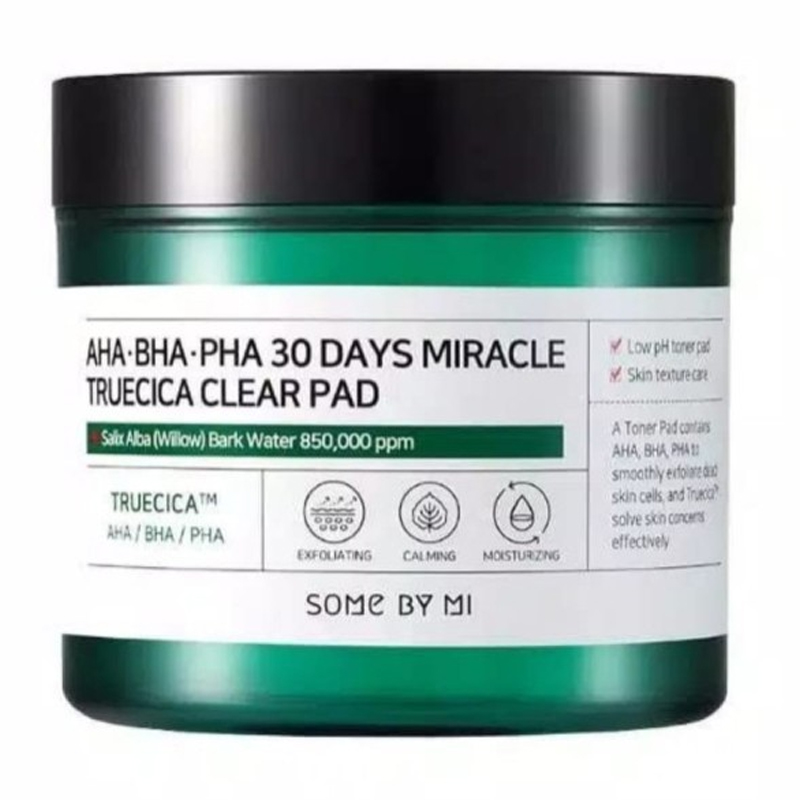Some By Mi AHA-BHA-PHA 30 Days Miracle Truecica Clear Pad 70 Pads | Gogobli