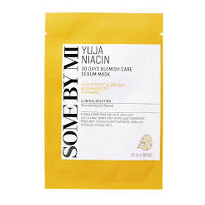 Some By Mi Yuja Niacin Blemish Care Serum Mask (10pcs @25gr) | Gogobli