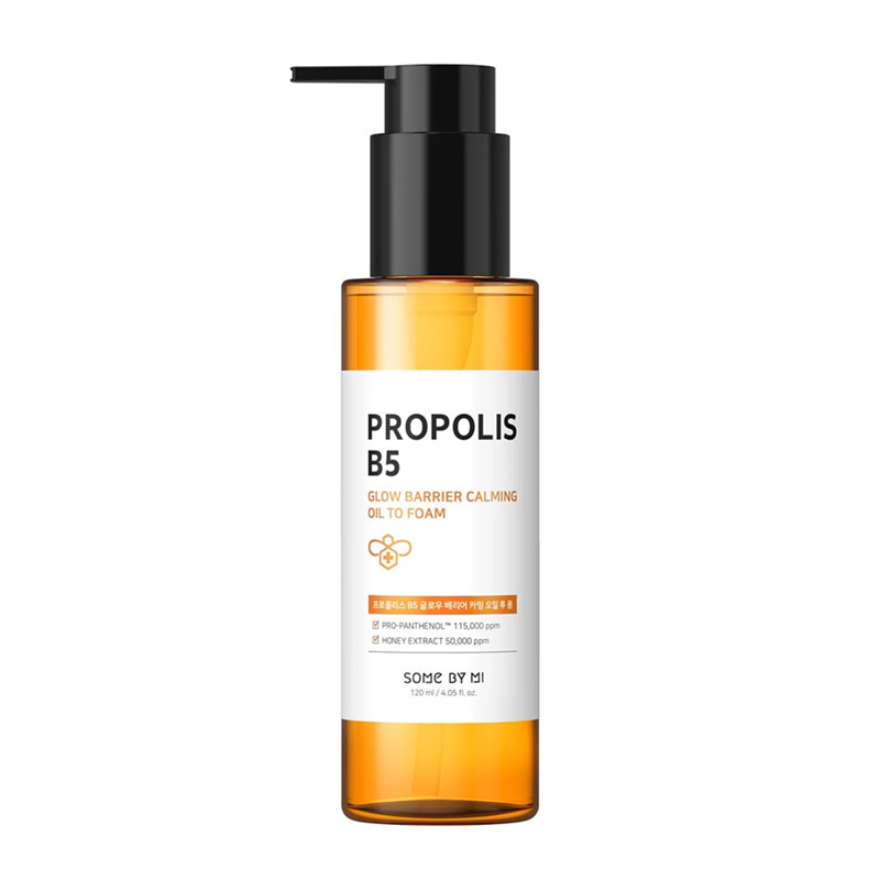 Some By Mi Propolis B5 Glow Barrier Calming Oil To Foam 120ml | Gogobli