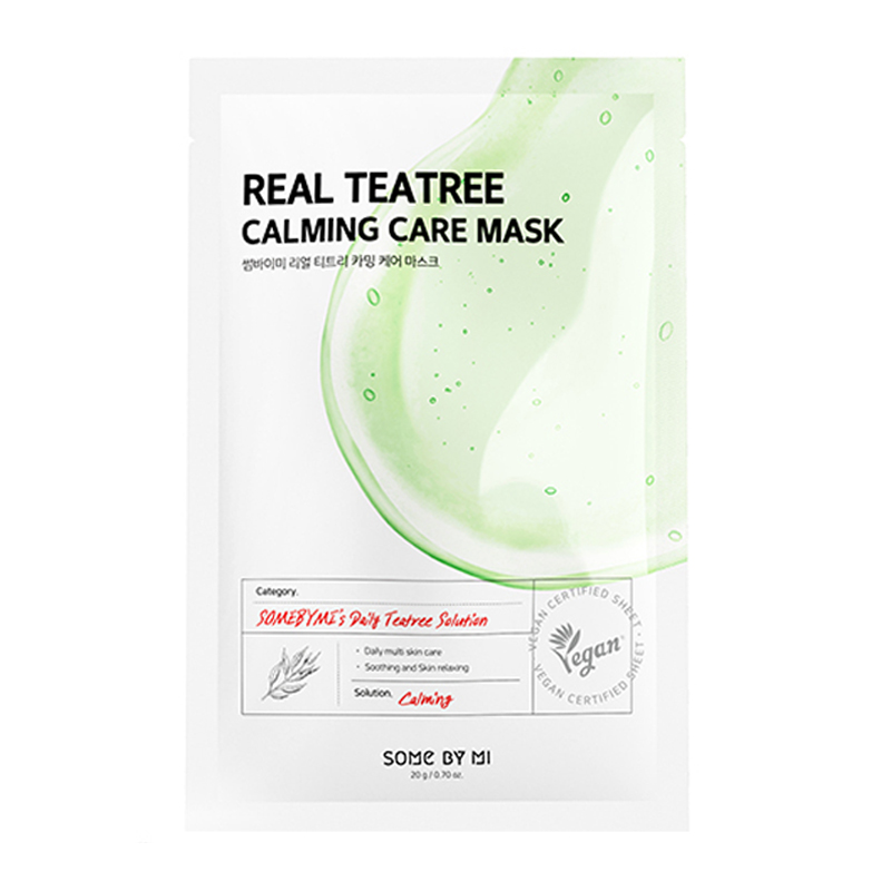 Some By Mi Real Teatree Calming Care Mask (10 Sheets In 1 Pack) | Gogobli