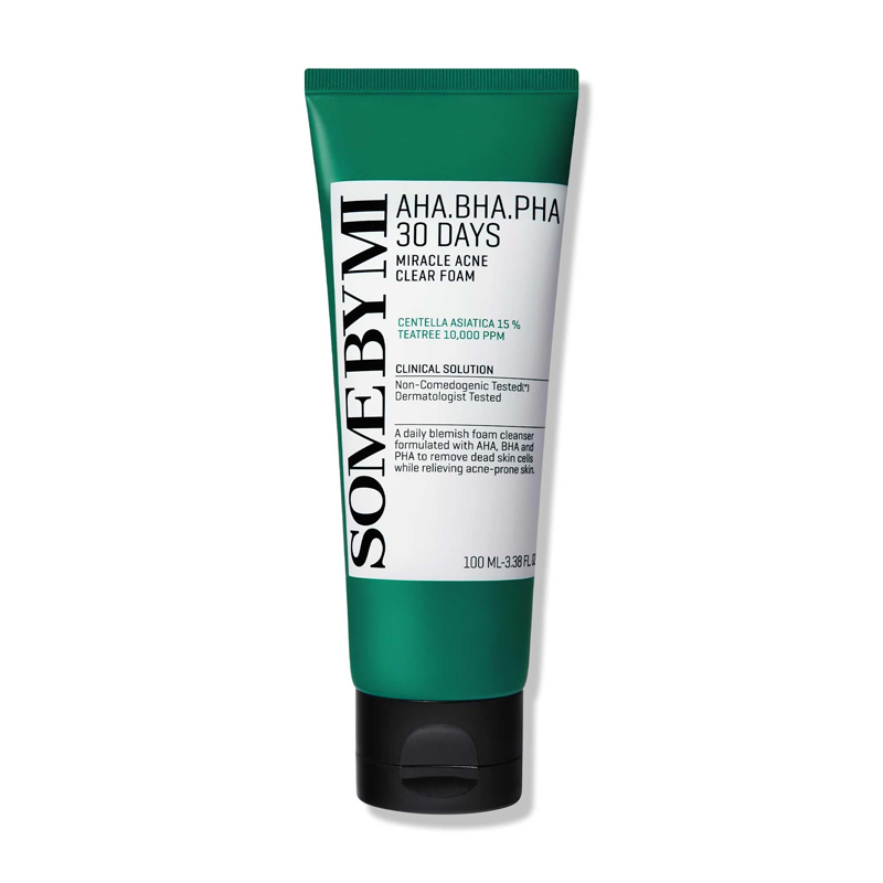 Some By Mi AHA-BHA-PHA 30 Days Miracle Acne Clear Foam 100ml | Gogobli