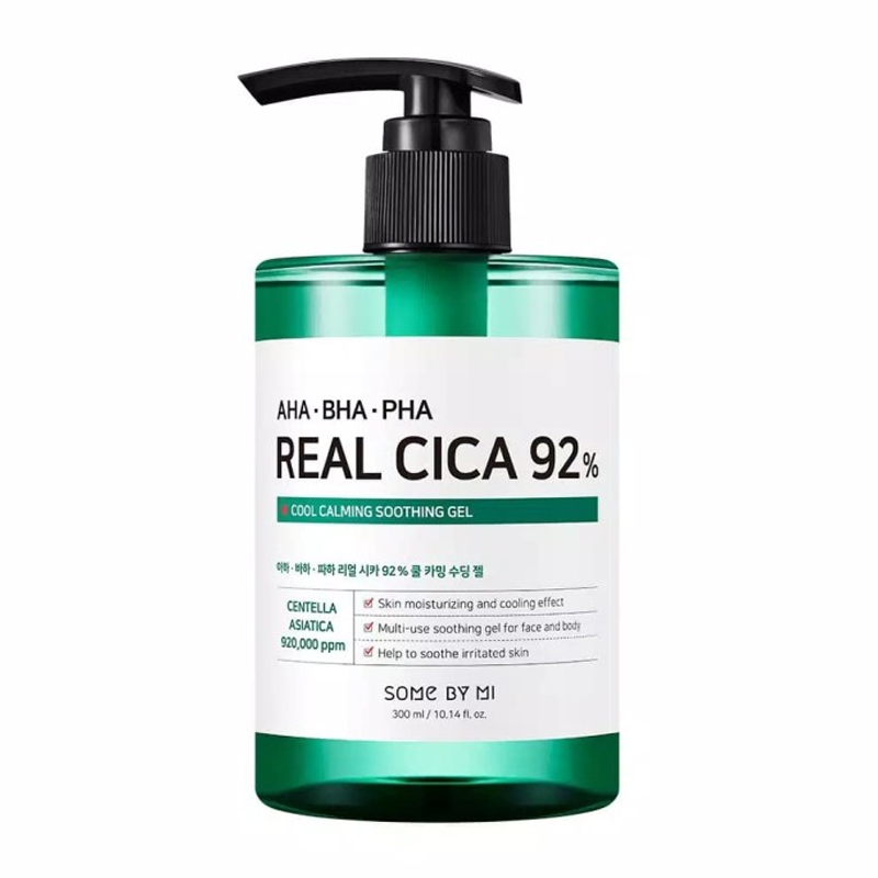Some By Mi AHA-BHA-PHA Real Cica 92% Cool Calming Soothing Gel 300ml | Gogobli