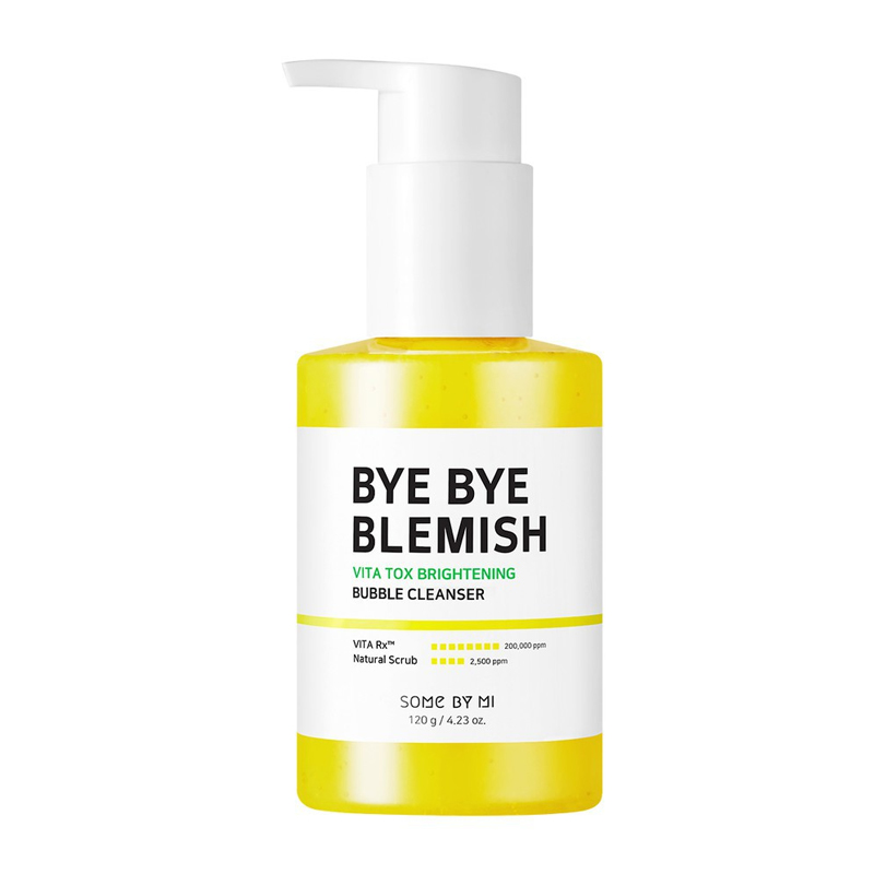 Some By Mi Bye Bye Blemish Vita Tox Brightening Bubble Cleanser 120gr | Gogobli